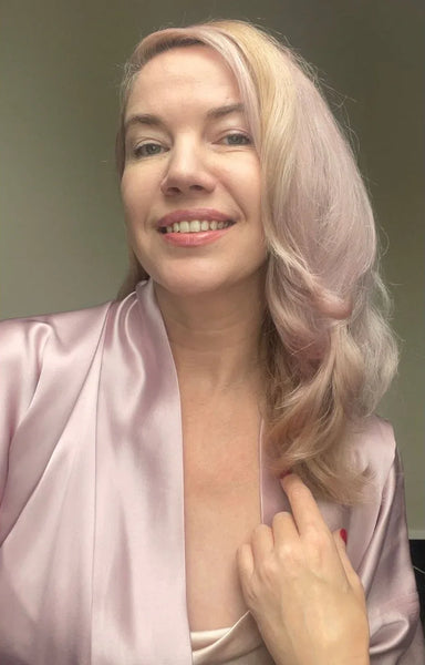 Heatless Silk Blowout Rollers with Snap Buttons | Blonde