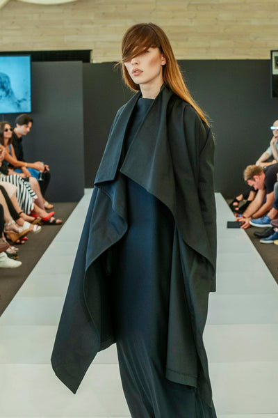 Overlap Cotton Trench Jacket