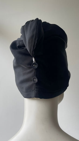 Reversible Mulberry Silk Hair Drying Towel /Double sided Turban