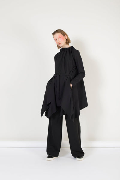 Black Trapeze Dress